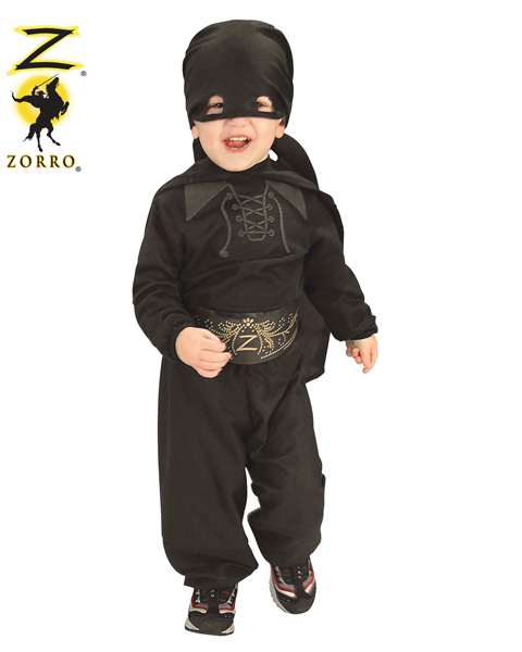 Flannel Zorro Costume for Toddler - Click Image to Close