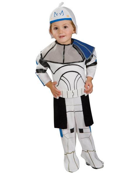 Toddler Clone Trooper Captain Rex Romper Costume - Click Image to Close