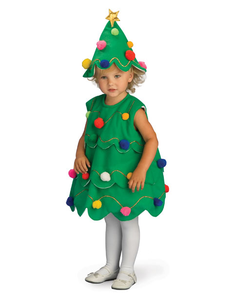 Toddler Little Christmas Tree Costume - Click Image to Close