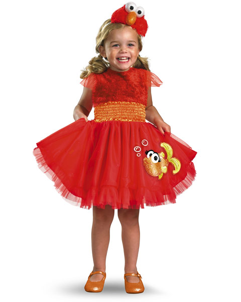 Frilly Sesame Street Elmo Costume Toddler - Click Image to Close