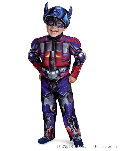 Toddler Muscle Transformers Movie 3 Optimus Costume - Click Image to Close