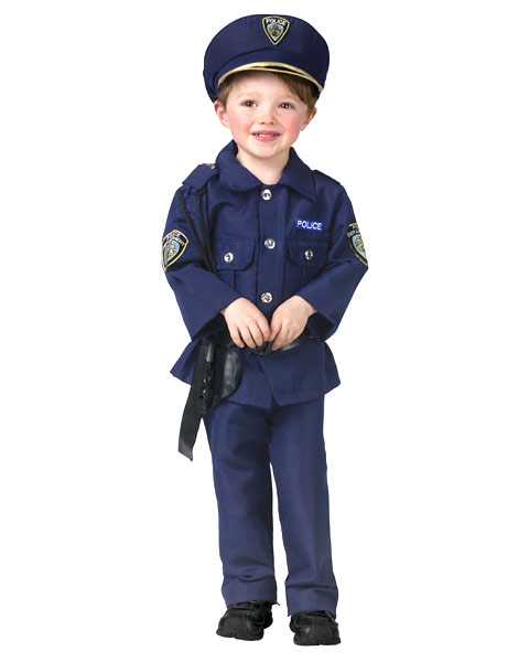 Police Man Toddler Costume