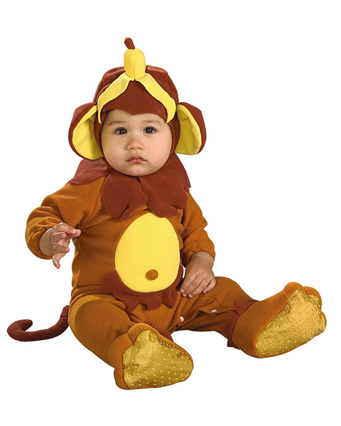 Infant Size Monkey See, Monkey Doo with Banana Roper - Click Image to Close