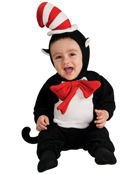 Newborn Cat in the Hat Romper Costume - Click Image to Close