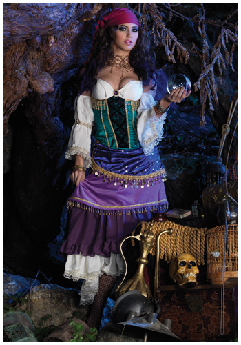 Deluxe Tarot Card Gypsy Costume - Click Image to Close