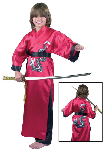 Kids Dragon Samurai Costume - Click Image to Close