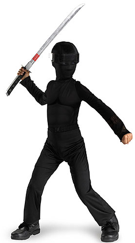 Child Snake Eyes Costume - Click Image to Close