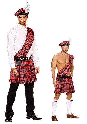 Men's Scottish Kilt Costume