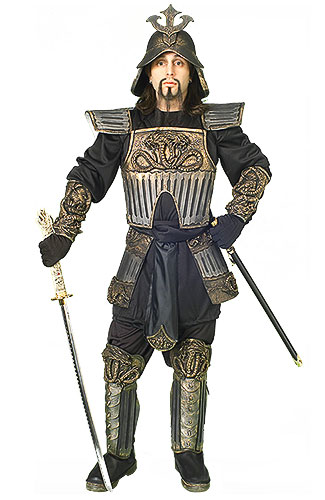 Adult Samurai Warrior Costume - Click Image to Close