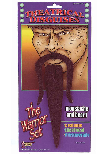 Warrior Moustache and Beard