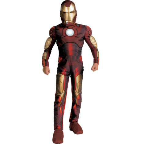 Iron Man 2008 Movie Light-Up Muscle Chest Child Costume