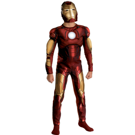 Iron Man 2008 Movie Muscle Chest Child Costume