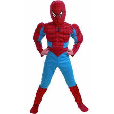 Spider-Man Comic Muscle Figure Child Costume - Click Image to Close