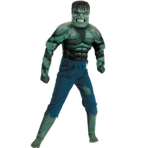 Hulk 2008 Movie Muscle Chest Child Costume - Click Image to Close