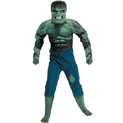 The Incredible Hulk 2008 Movie Deluxe Muscle Chest Hulk Child Co - Click Image to Close