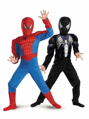 The Amazing Spider-Man Reversible Red to Black Muscle Chest Chil - Click Image to Close