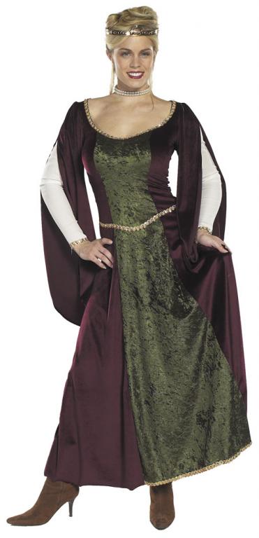 Renaissance Queen Adult Costume - Click Image to Close