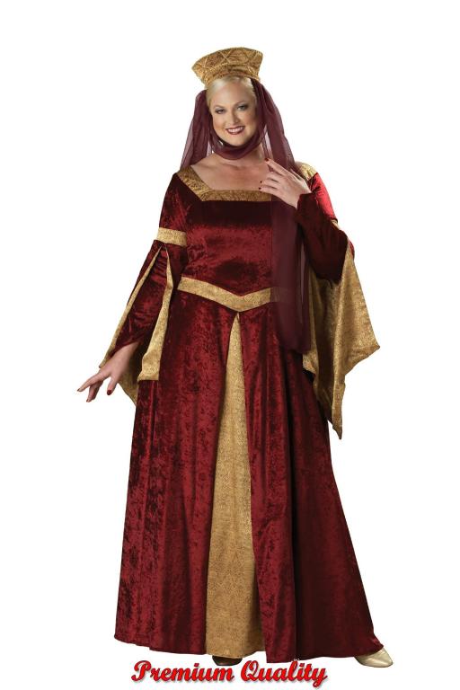 Maid Marian Plus Size Adult Costume - Click Image to Close