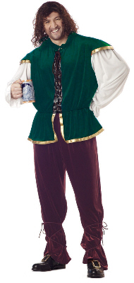 Tavern Man Plus Size Adult Costume - Click Image to Close