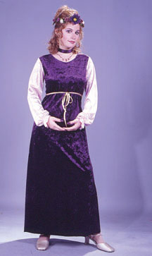 Velvet Harvest Princess Adult Costume - Click Image to Close