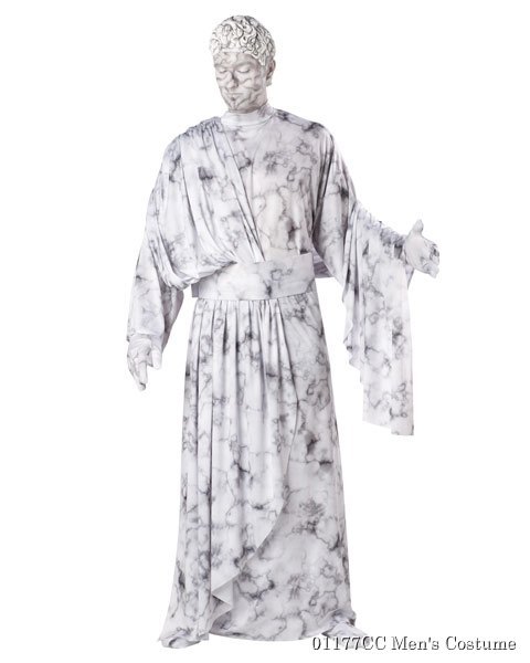 Mens Venetian Statue Costume - Click Image to Close