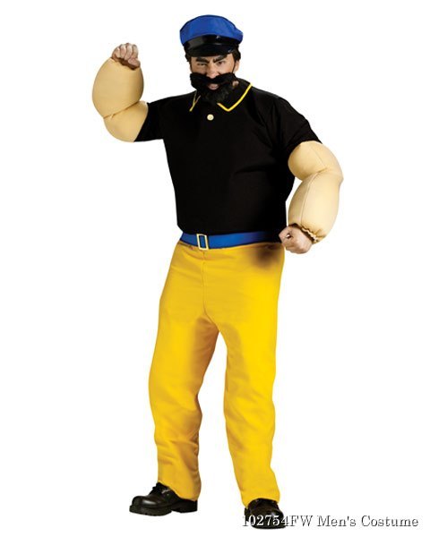 Adult Popeyes Brutus Costume - Click Image to Close