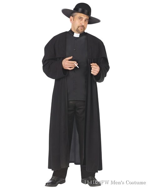 Piazza Priest Mens Costume - Click Image to Close