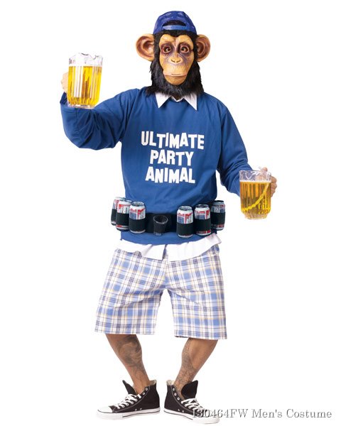 Ultimate Party Animal Mens Costume - Click Image to Close