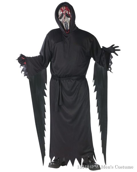 Bleeding Zombie Ghost Face Mens Costume