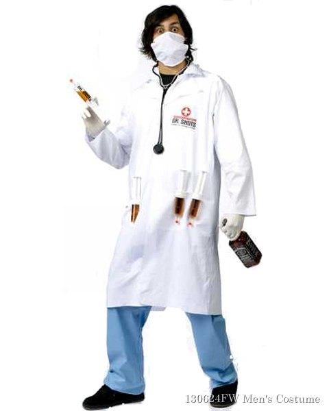 Adult Dr. Shots Costume - Click Image to Close