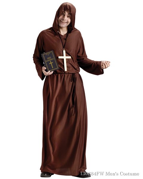Drunk Monk Mens Costume - Click Image to Close