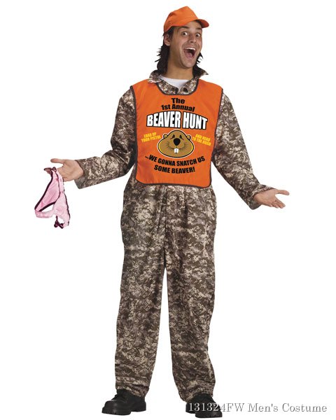 Beaver Hunter Mens Costume