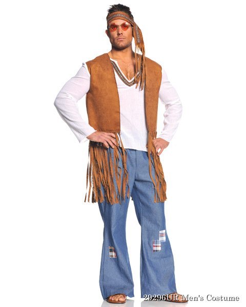 Right On 60s Mens Costume - Click Image to Close