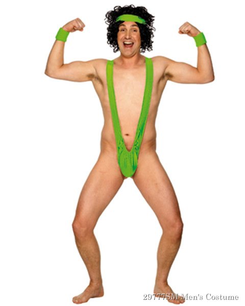 Borat Mankini Menes Costume - Click Image to Close