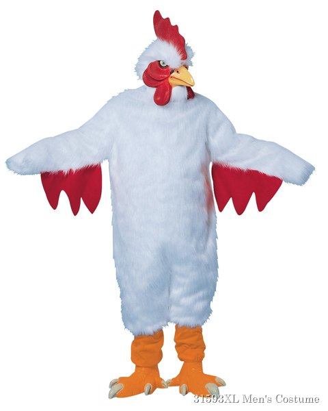 Supreme Chicken Suit Costume for Adult - Click Image to Close