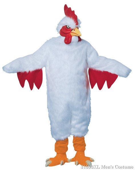 Supreme Chicken Suit Costume for Adult