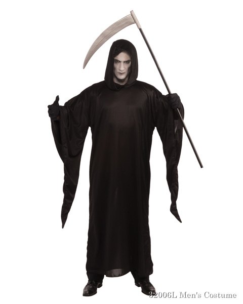 Deluxe Grim Reaper Robe Costume For Adult