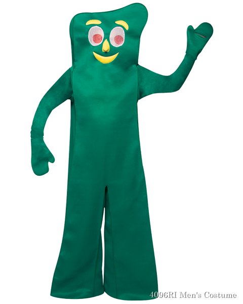 Adult Gumby Costume - Click Image to Close