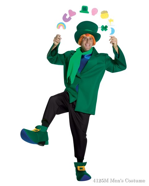 Lucky Leprechaun Adult Costume - Click Image to Close