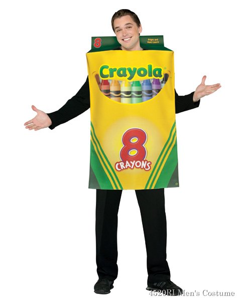 Crayola Crayon Box Adult Unisex Costume - Click Image to Close