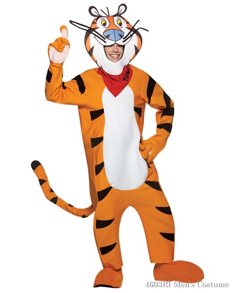 Tony The Tiger Mens Costume - Click Image to Close