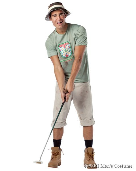 Caddyshack Carl Spackler Adult Costume - Click Image to Close