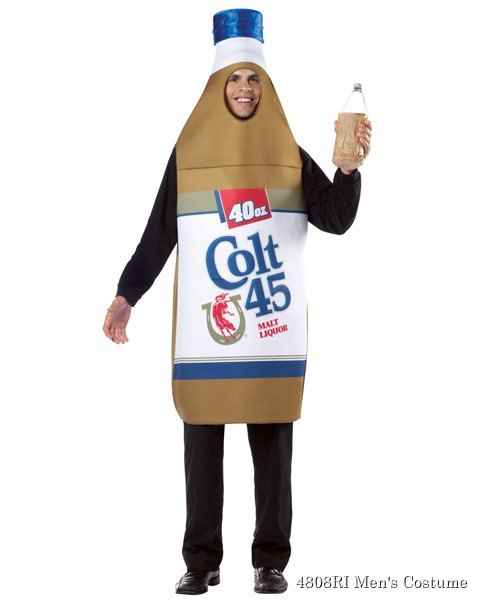Colt 45 40oz. Beer Bottle Adult Costume