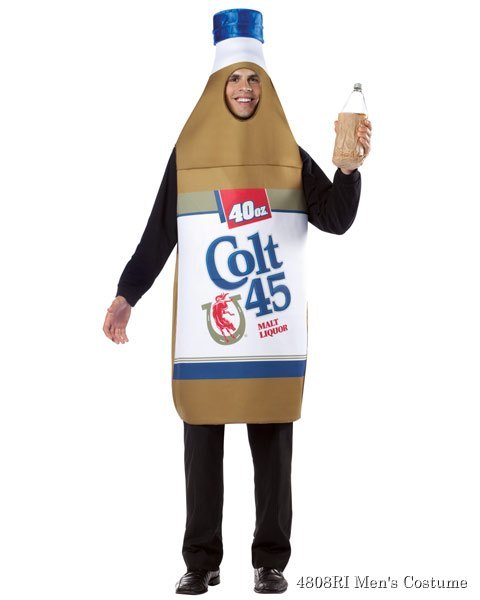 Colt 45 40oz. Beer Bottle Adult Costume - Click Image to Close