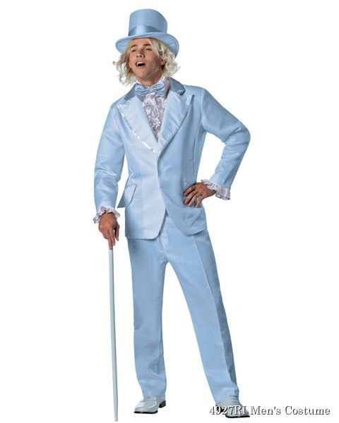 Dumb and Dumber Harry Blue Tuxedo Adult Costume - Click Image to Close