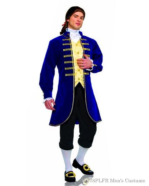 Mens Plus Size Aristocrat Costume