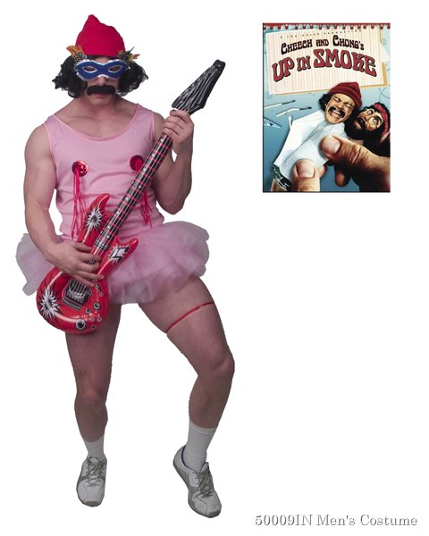 Adult Cheech Pink TuTu Costume - Click Image to Close