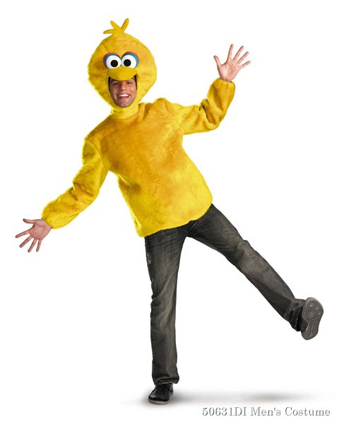 Sesame Street Big Bird Mens Costume - Click Image to Close