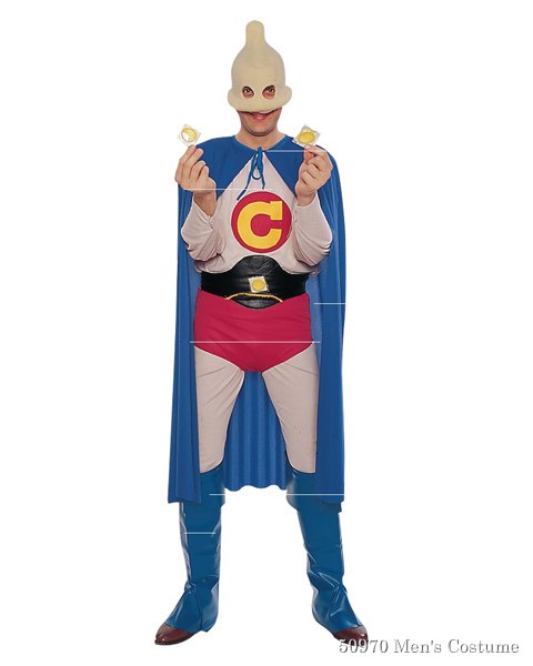 Captain Condom Costume For Adults