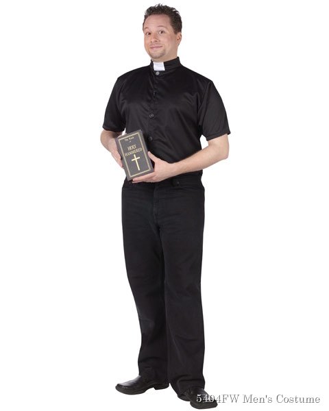 Holy Hammered Priest Mens Costume - Click Image to Close